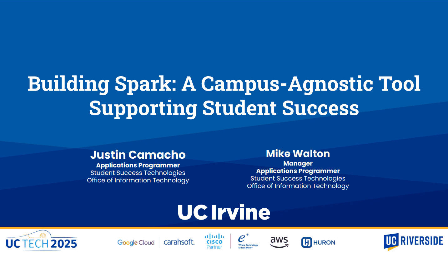 UC Tech Presentation Cover